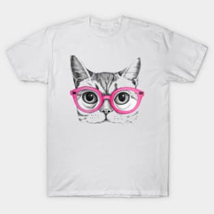 CURIOUS CAT T-Shirt